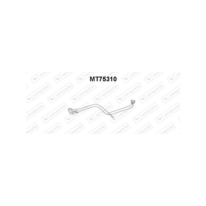 Tuyau d'échappement VENEPORTE MT75310