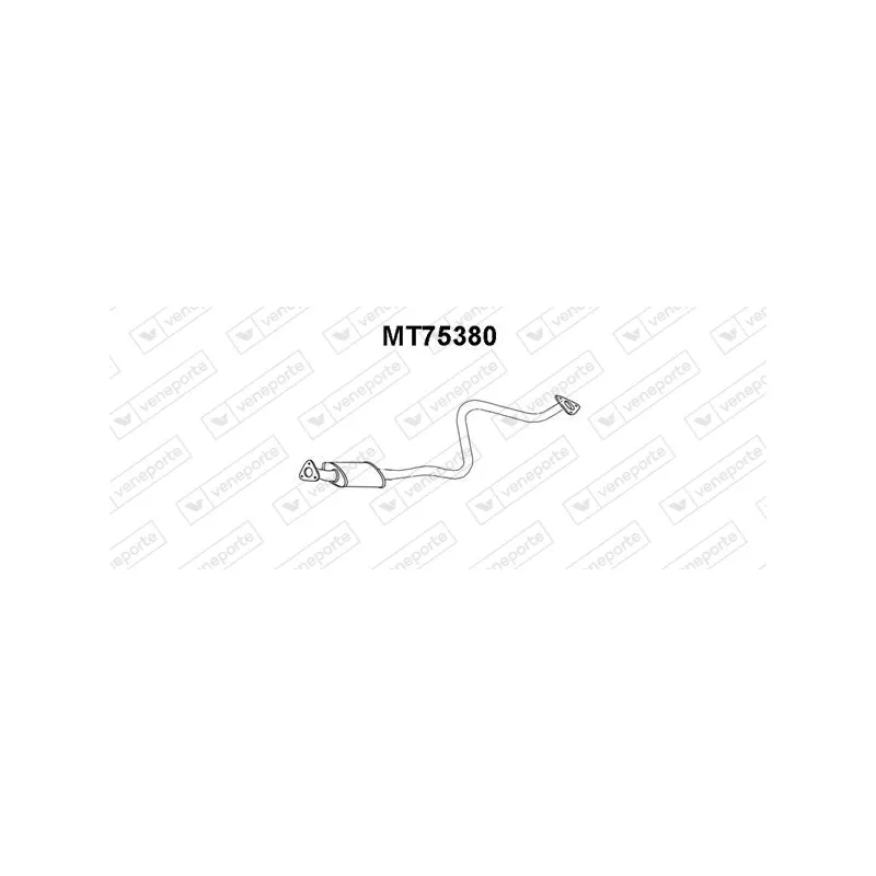 Silencieux central VENEPORTE MT75380