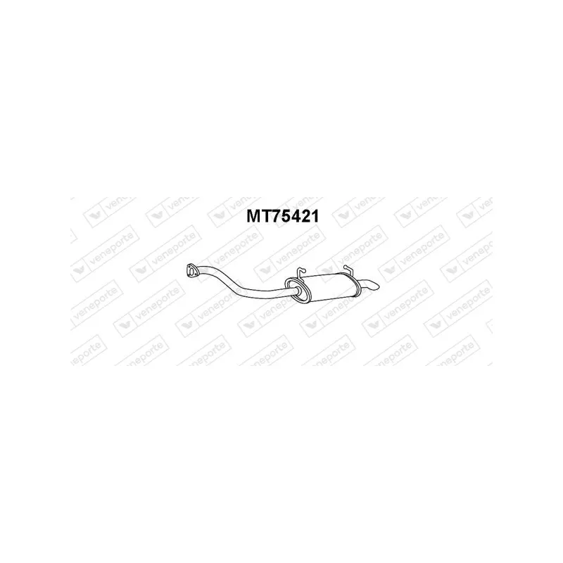 Silencieux arrière VENEPORTE MT75421
