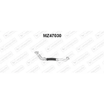 Tuyau d'échappement VENEPORTE