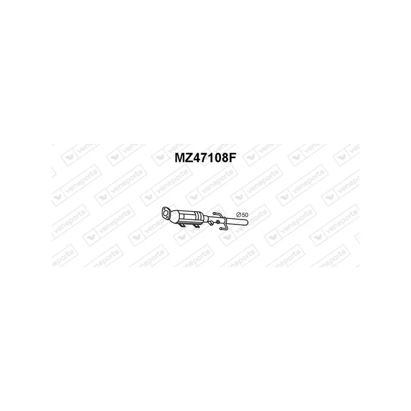Filtre à particules / à suie, échappement VENEPORTE MZ47108F