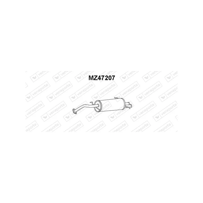 Silencieux arrière VENEPORTE MZ47207