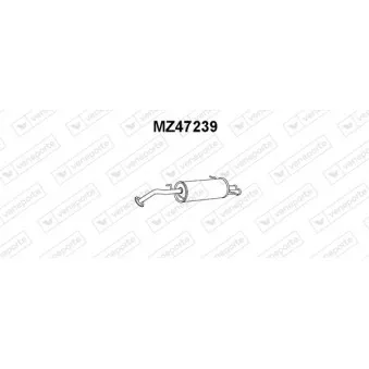 Silencieux arrière VENEPORTE