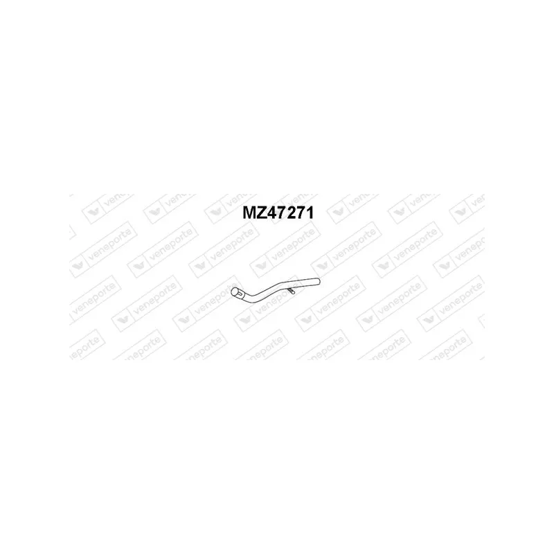 Tuyau d'échappement VENEPORTE MZ47271