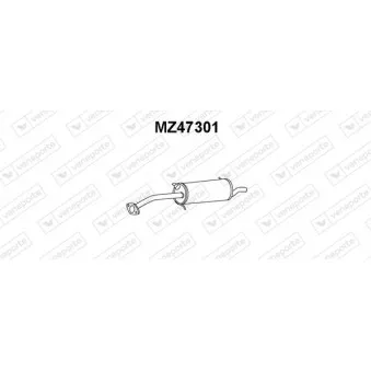 Silencieux arrière VENEPORTE
