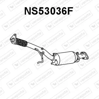 Filtre à particules / à suie, échappement VENEPORTE NS53036F