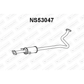 Silencieux central VENEPORTE NS53047