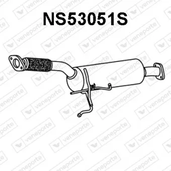 Filtre à particules / à suie, échappement VENEPORTE NS53051S
