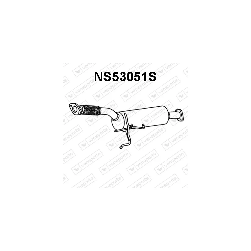Filtre à particules / à suie, échappement VENEPORTE NS53051S