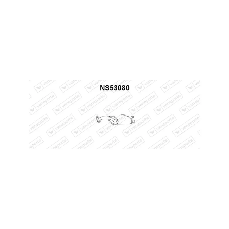 Silencieux arrière VENEPORTE NS53080