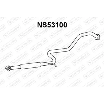 Silencieux central VENEPORTE NS53100
