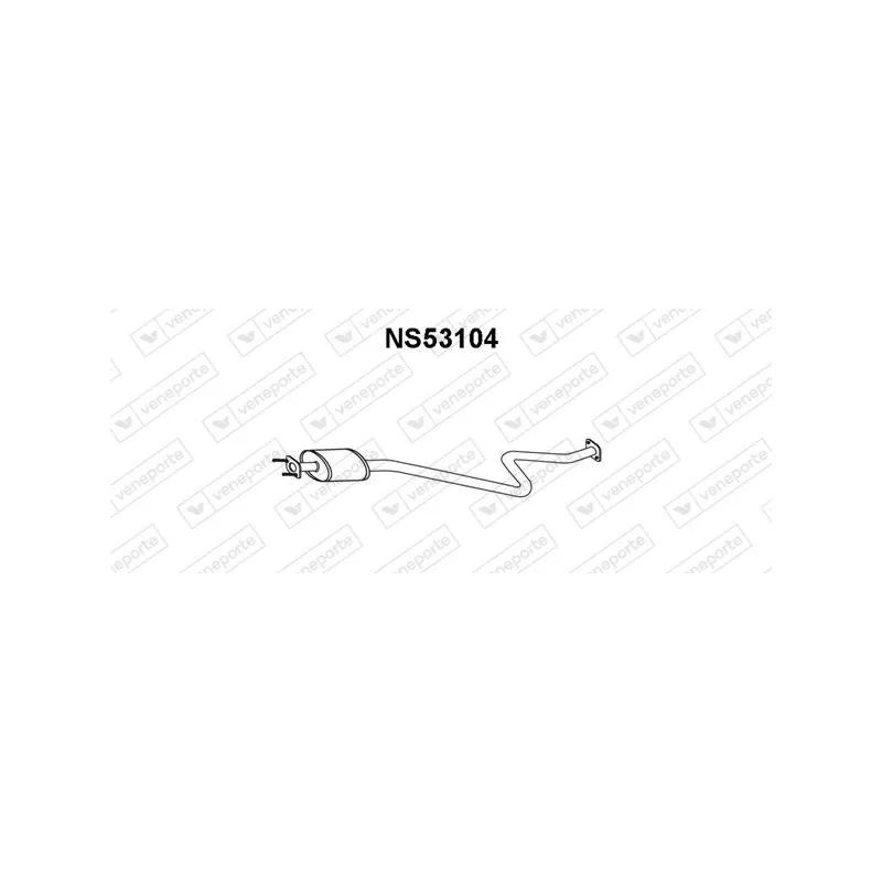 Silencieux avant VENEPORTE NS53104
