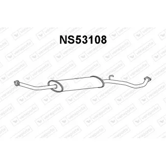 Silencieux avant VENEPORTE NS53108