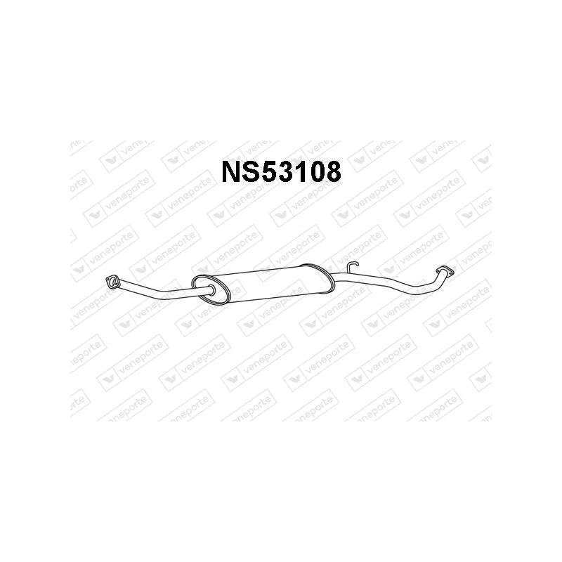 Silencieux avant VENEPORTE NS53108