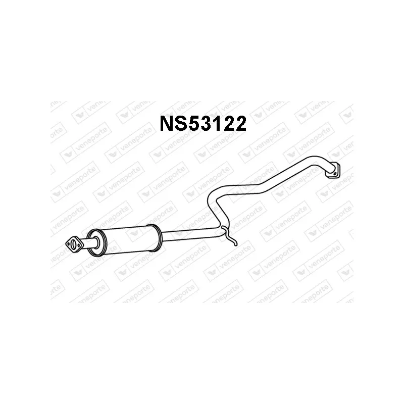 Silencieux central VENEPORTE NS53122