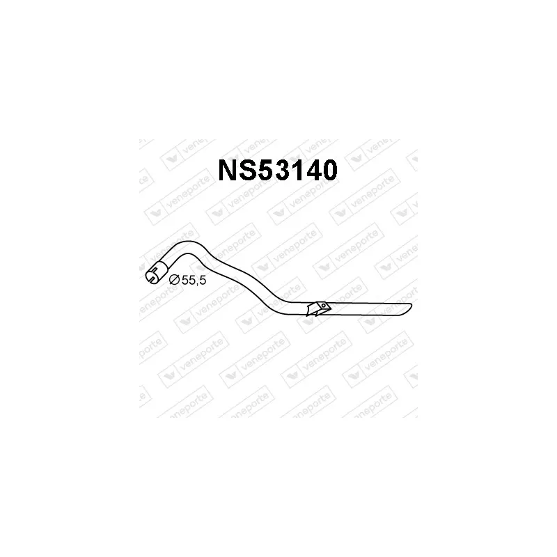 Tuyau d'échappement VENEPORTE NS53140