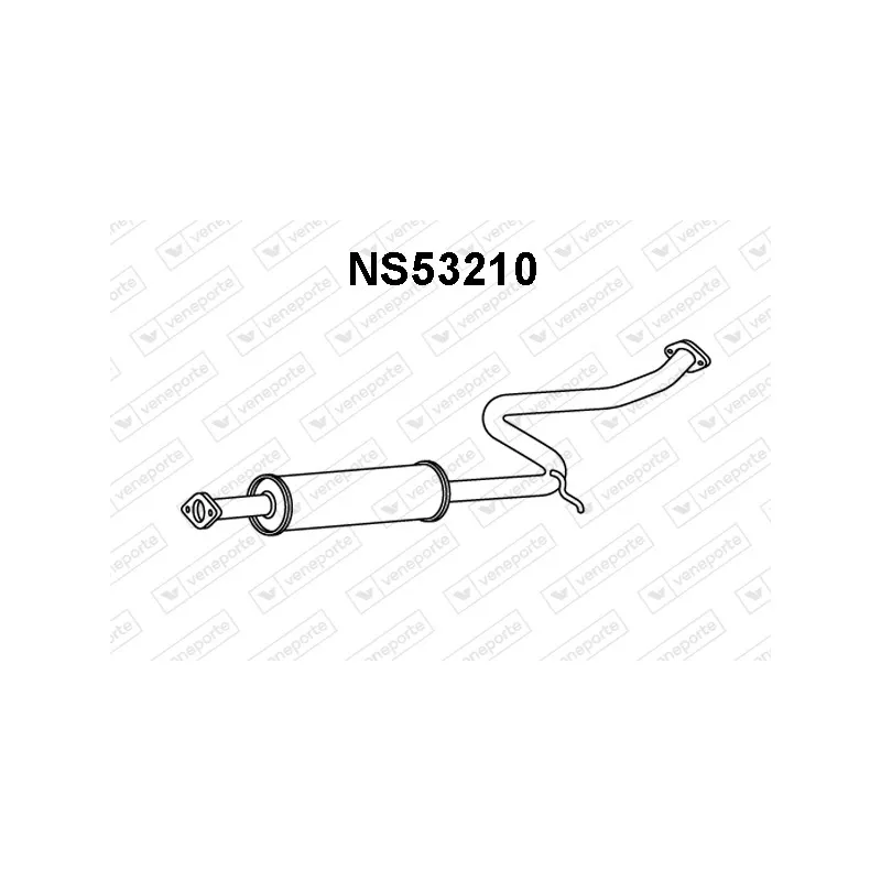 Silencieux avant VENEPORTE NS53210