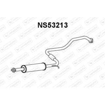 Silencieux central VENEPORTE NS53213