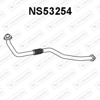 Tuyau d'échappement VENEPORTE NS53254