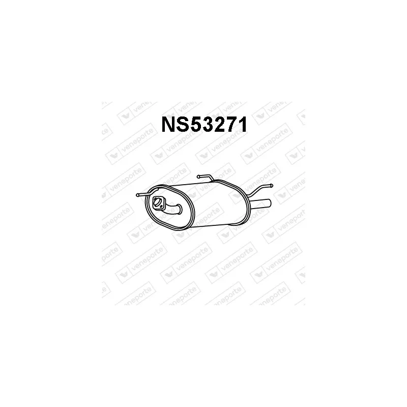 Silencieux arrière VENEPORTE NS53271
