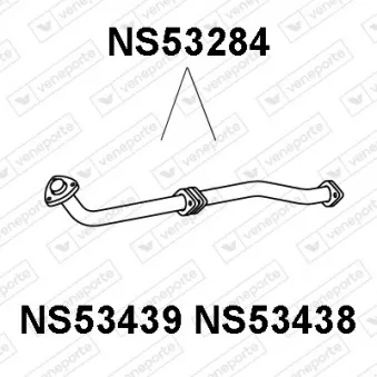Tuyau d'échappement VENEPORTE NS53284