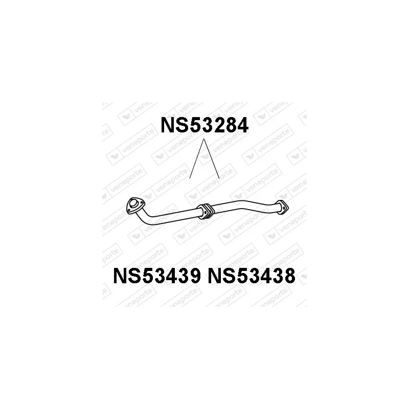 Tuyau d'échappement VENEPORTE NS53284