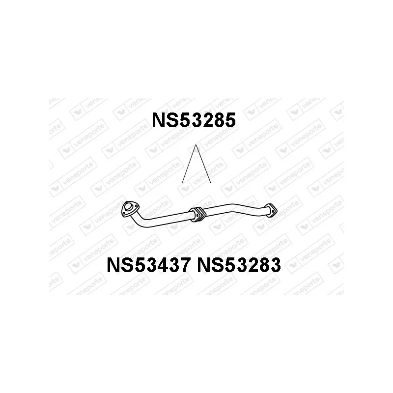 Tuyau d'échappement VENEPORTE NS53285