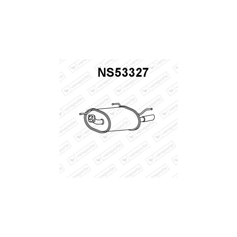 Silencieux arrière VENEPORTE NS53327