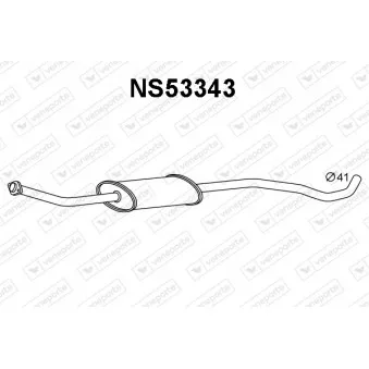 Silencieux central VENEPORTE NS53343
