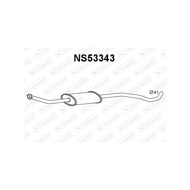 Silencieux central VENEPORTE NS53343