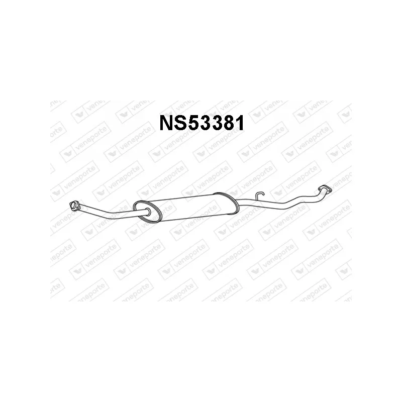 Silencieux avant VENEPORTE NS53381