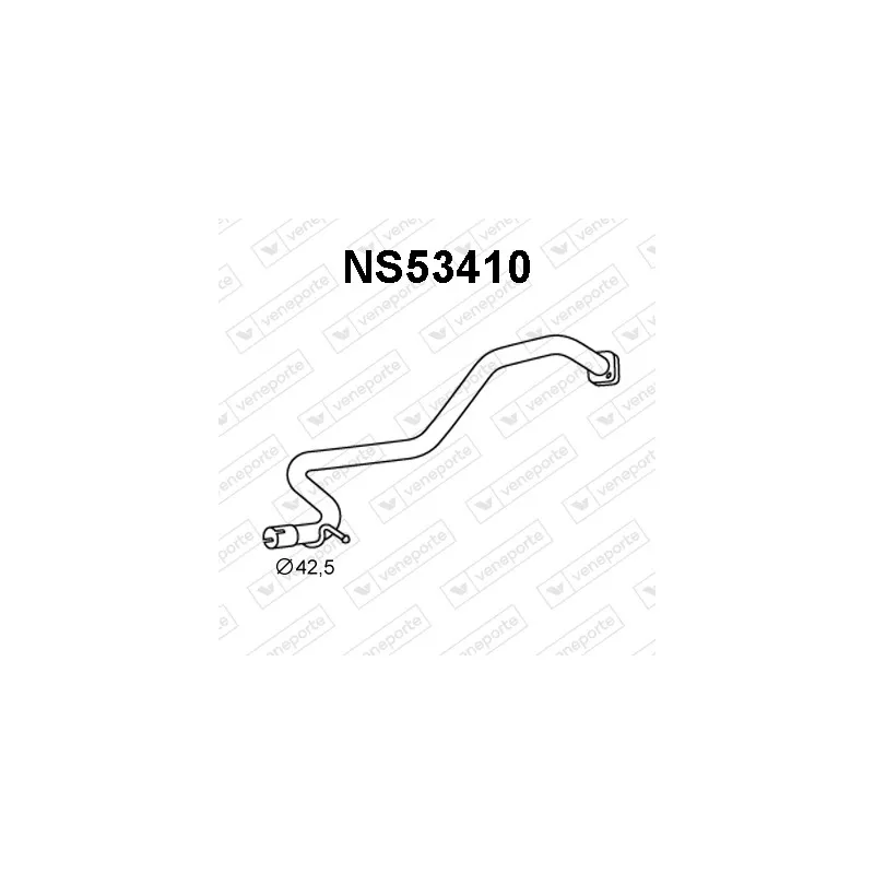 Tuyau d'échappement VENEPORTE NS53410