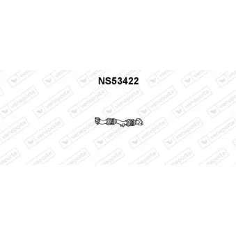 Tuyau d'échappement VENEPORTE NS53422
