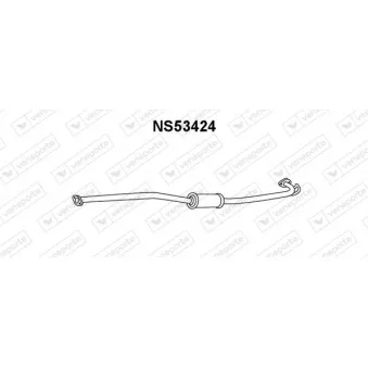 Silencieux central VENEPORTE NS53424