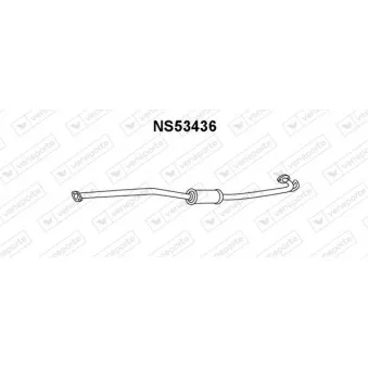 Silencieux avant VENEPORTE NS53436