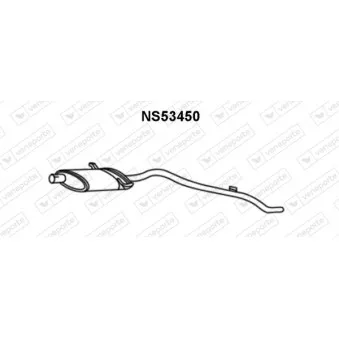 Silencieux arrière VENEPORTE