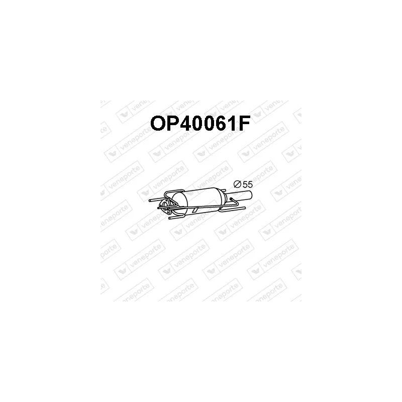 Filtre à particules / à suie, échappement VENEPORTE OP40061F