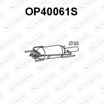 Filtre à particules / à suie, échappement VENEPORTE OP40061S
