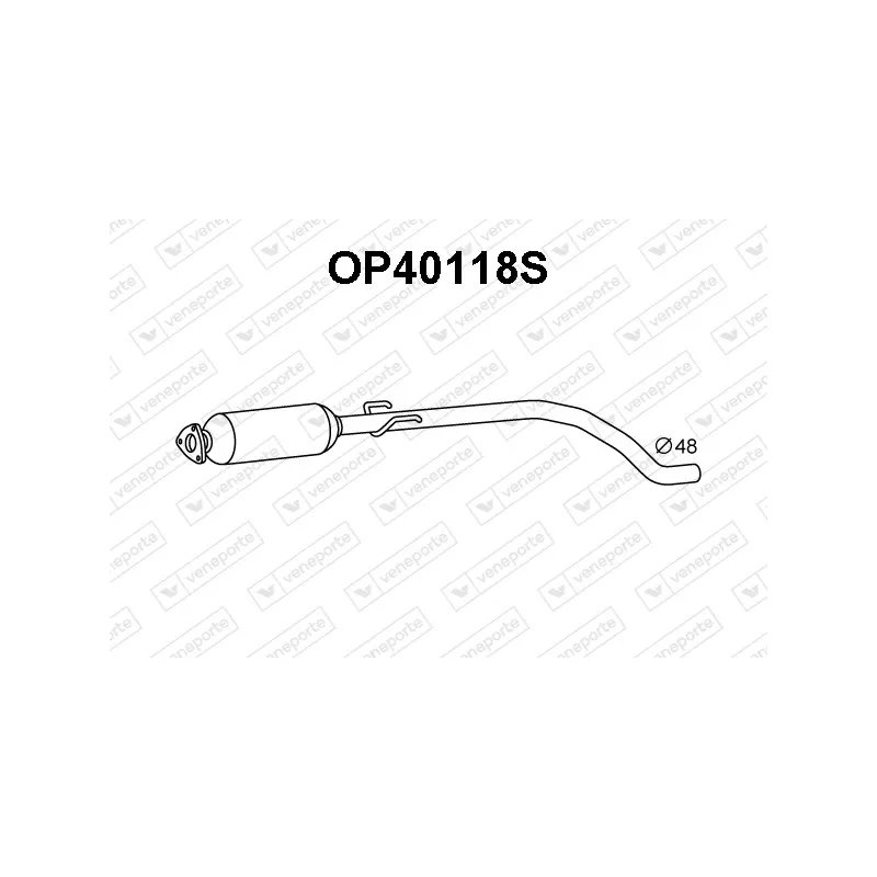 Filtre à particules / à suie, échappement VENEPORTE OP40118S