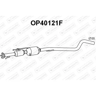 Filtre à particules / à suie, échappement VENEPORTE OP40121F