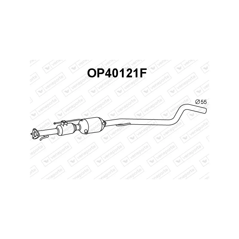 Filtre à particules / à suie, échappement VENEPORTE OP40121F