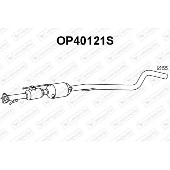 Filtre à particules / à suie, échappement VENEPORTE OP40121S