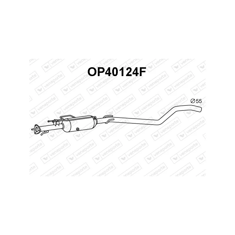 Filtre à particules / à suie, échappement VENEPORTE OP40124F
