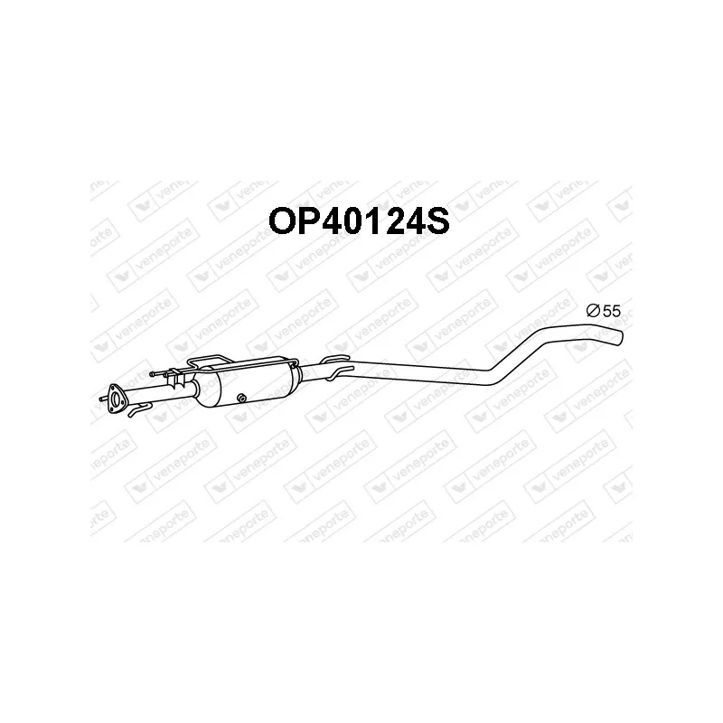 Filtre à particules / à suie, échappement VENEPORTE OP40124S
