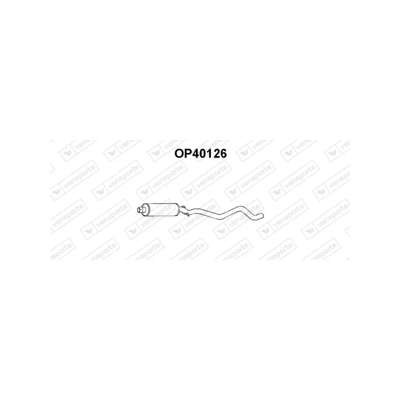 Silencieux central VENEPORTE OP40126