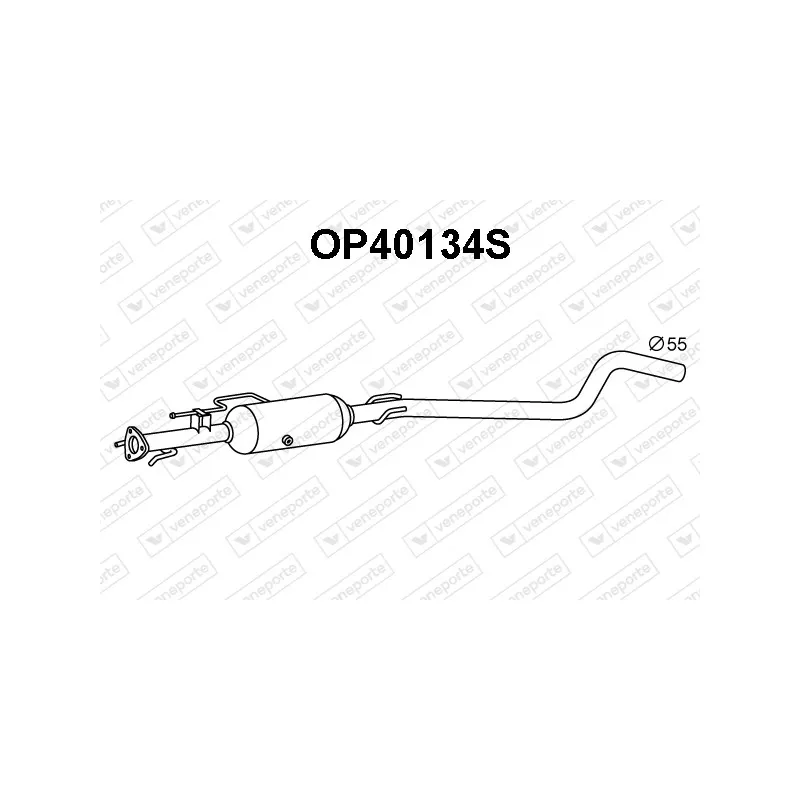 Filtre à particules / à suie, échappement VENEPORTE OP40134S