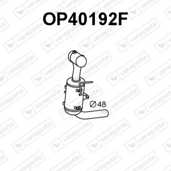 Filtre à particules / à suie, échappement VENEPORTE OP40192F