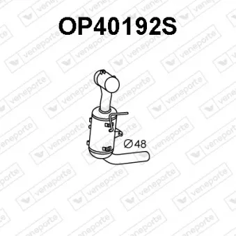 Filtre à particules / à suie, échappement VENEPORTE OP40192S