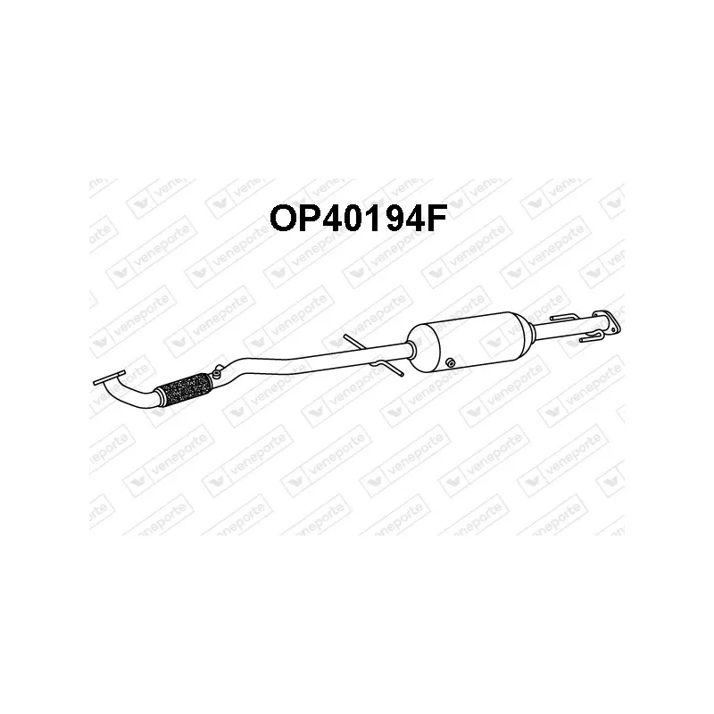 Filtre à particules / à suie, échappement VENEPORTE OP40194F