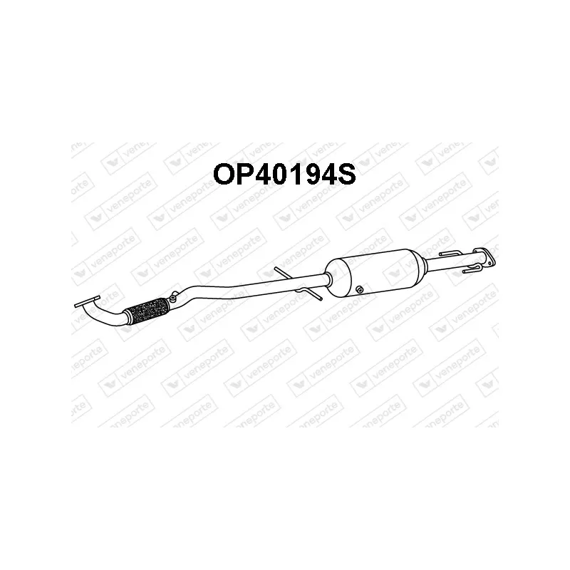 Filtre à particules / à suie, échappement VENEPORTE OP40194S